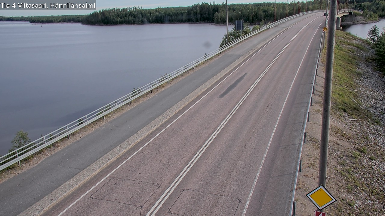 Weather Camera Image Road 4 Viitasaari Hännilänsalmi, Viitasaari, Keski-Suomi