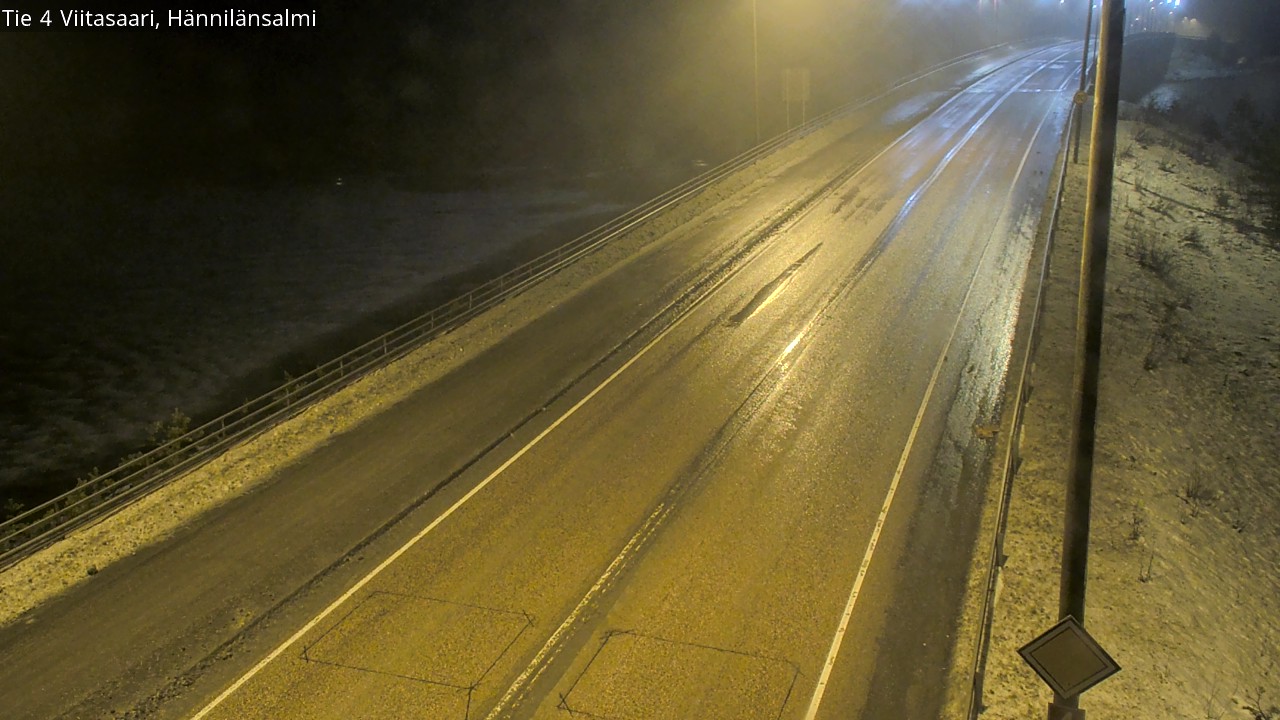 Weather Camera Image Väg 4 Viitasaari Hännilänsalmi, Viitasaari, Keski-Suomi