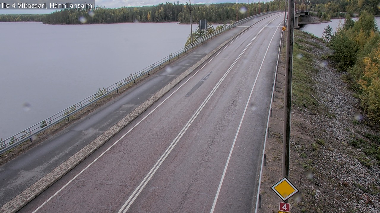 Weather Camera Image Väg 4 Viitasaari Hännilänsalmi, Viitasaari, Keski-Suomi