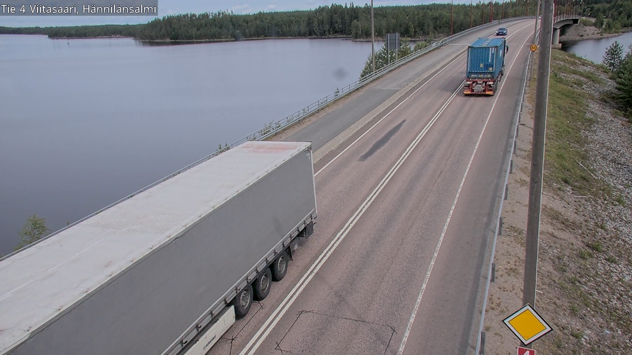 Weather Camera Image Road 4 Viitasaari Hännilänsalmi, Viitasaari, Keski-Suomi