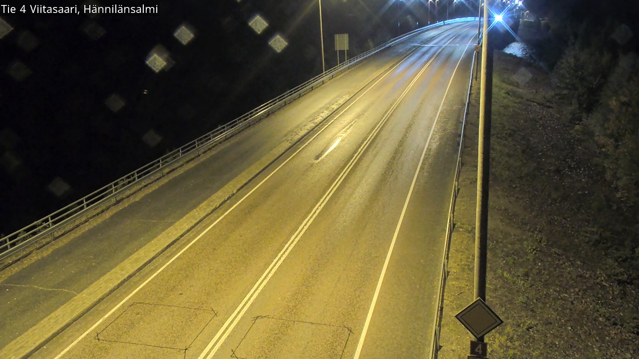 Weather Camera Image Väg 4 Viitasaari Hännilänsalmi, Viitasaari, Keski-Suomi