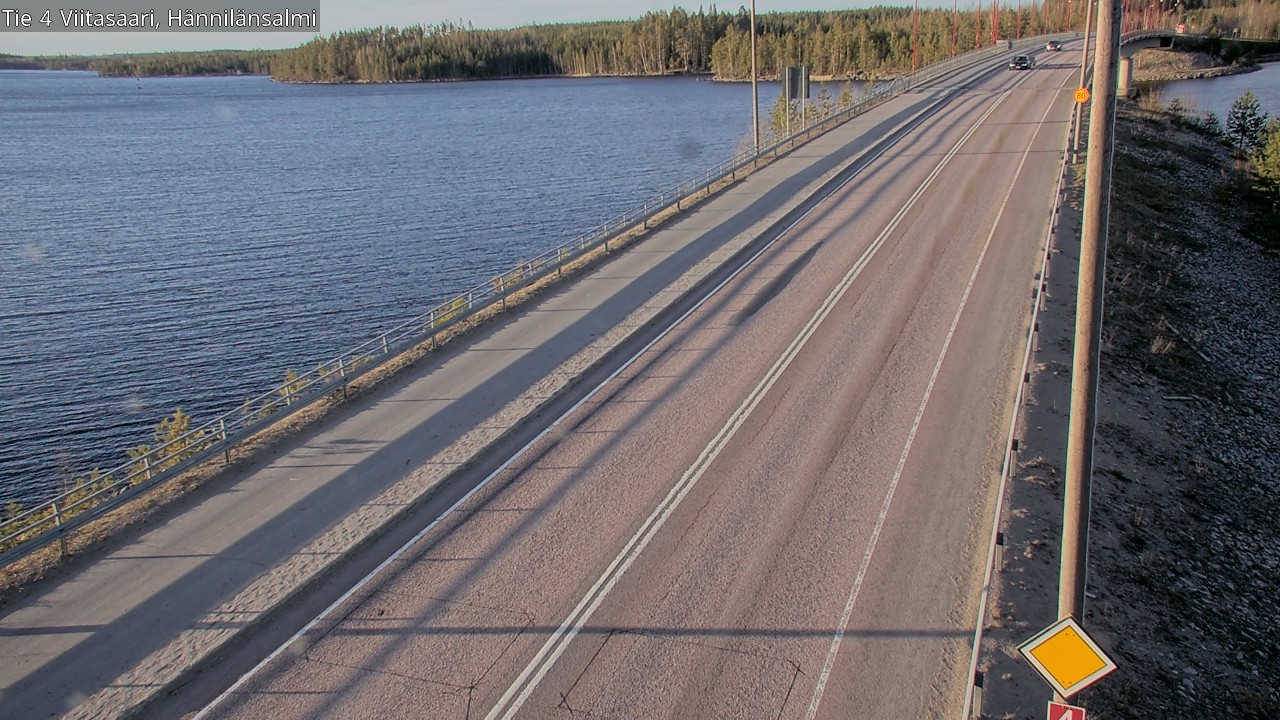 Weather Camera Image Väg 4 Viitasaari Hännilänsalmi, Viitasaari, Keski-Suomi