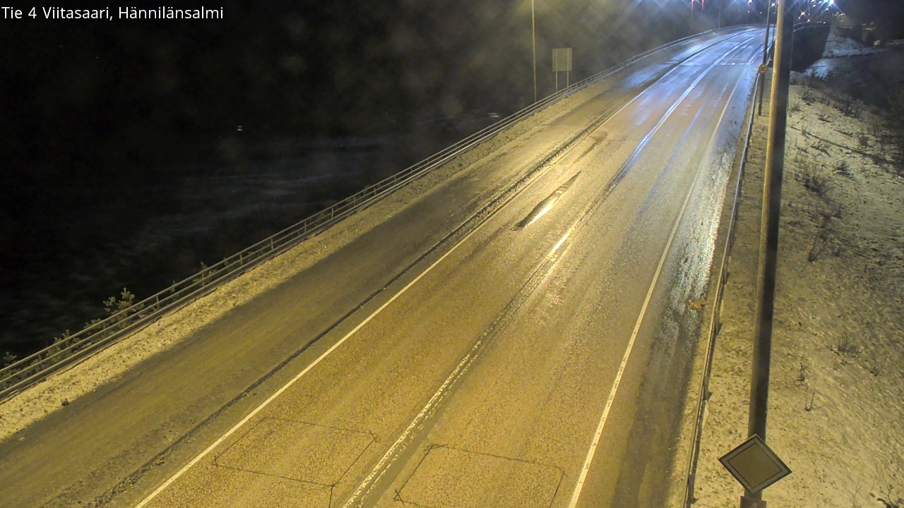 Weather Camera Image Väg 4 Viitasaari Hännilänsalmi, Viitasaari, Keski-Suomi