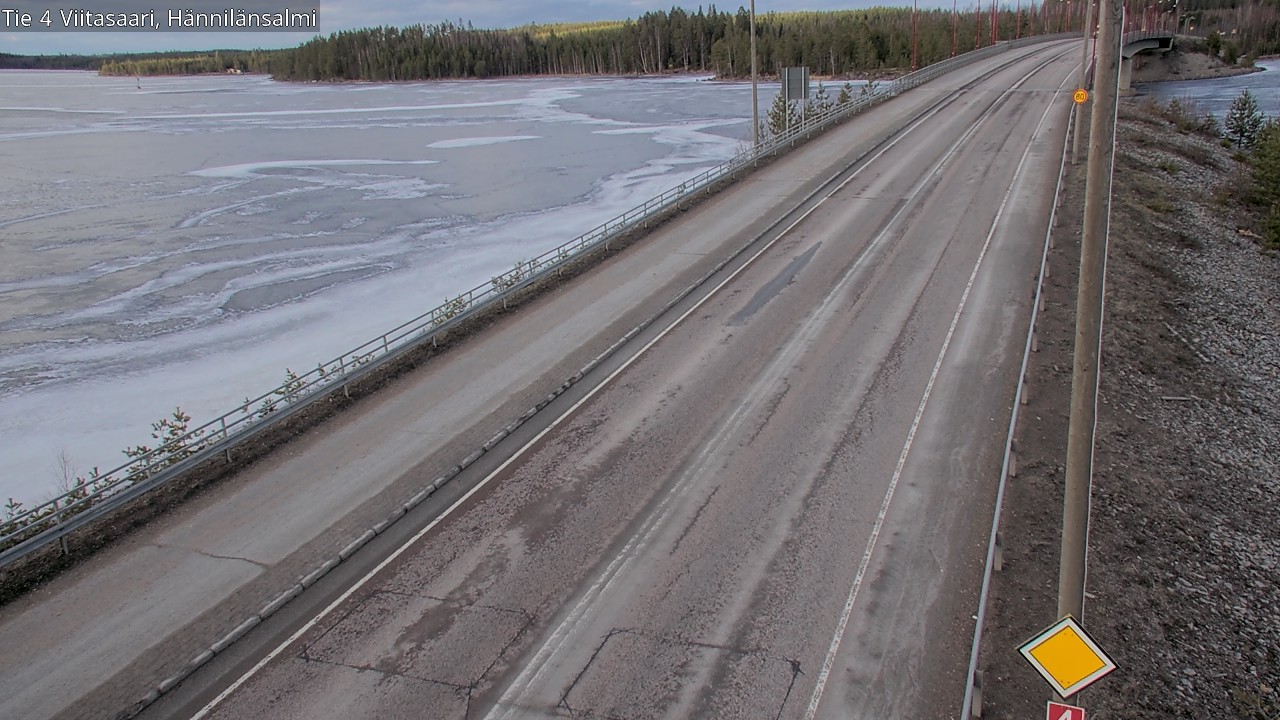 Weather Camera Image Road 4 Viitasaari Hännilänsalmi, Viitasaari, Keski-Suomi