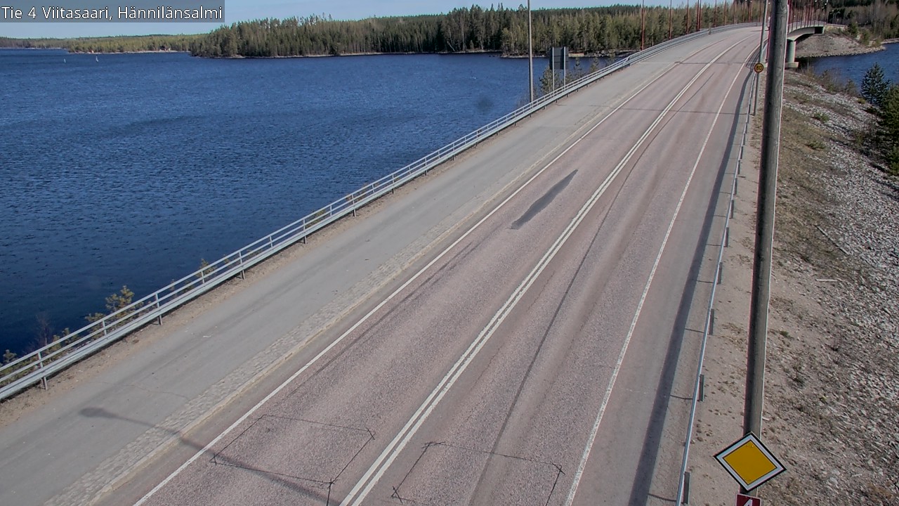 Weather Camera Image Road 4 Viitasaari Hännilänsalmi, Viitasaari, Keski-Suomi