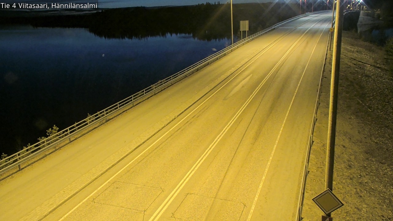 Weather Camera Image Väg 4 Viitasaari Hännilänsalmi, Viitasaari, Keski-Suomi