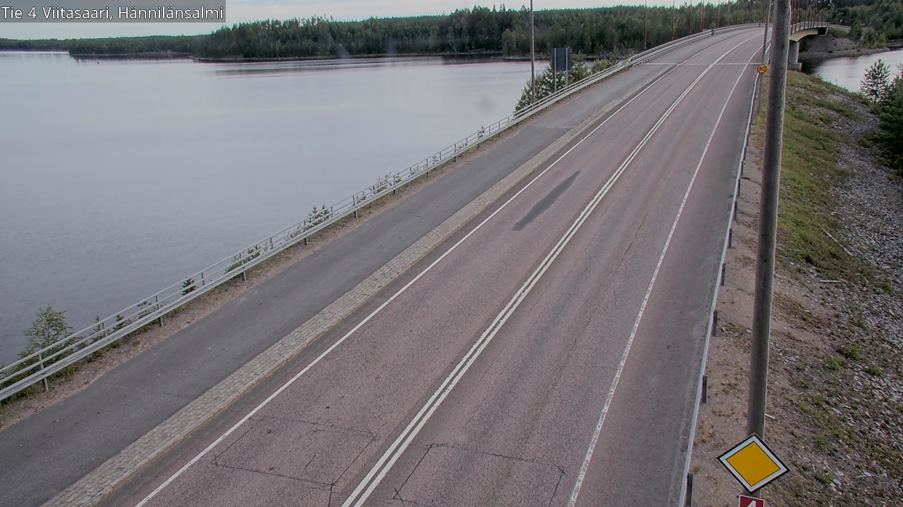 Weather Camera Image Road 4 Viitasaari Hännilänsalmi, Viitasaari, Keski-Suomi