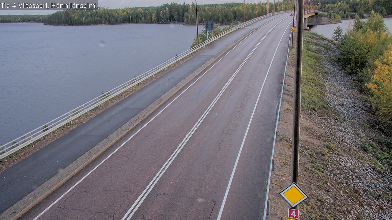 Weather Camera Image Väg 4 Viitasaari Hännilänsalmi, Viitasaari, Keski-Suomi