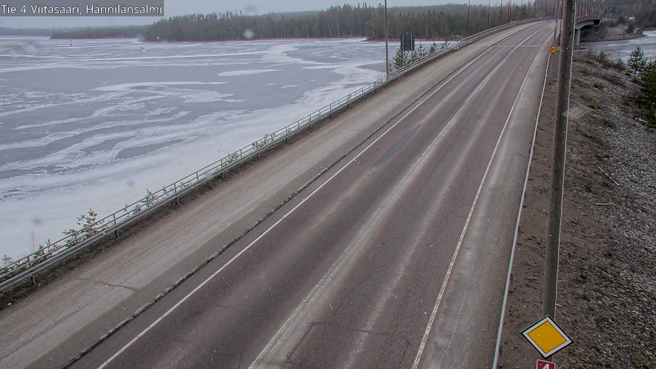 Weather Camera Image Road 4 Viitasaari Hännilänsalmi, Viitasaari, Keski-Suomi