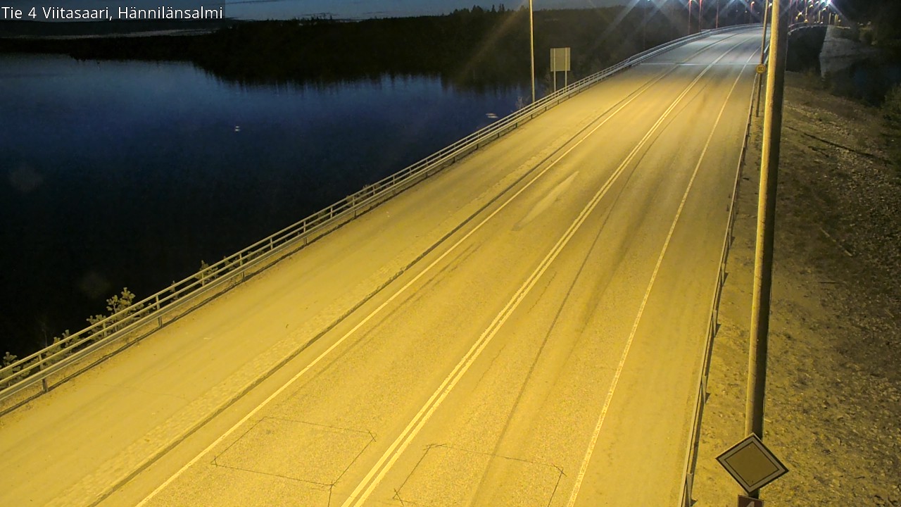 Weather Camera Image Väg 4 Viitasaari Hännilänsalmi, Viitasaari, Keski-Suomi