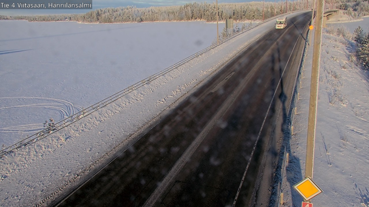 Weather Camera Image Road 4 Viitasaari Hännilänsalmi, Viitasaari, Keski-Suomi