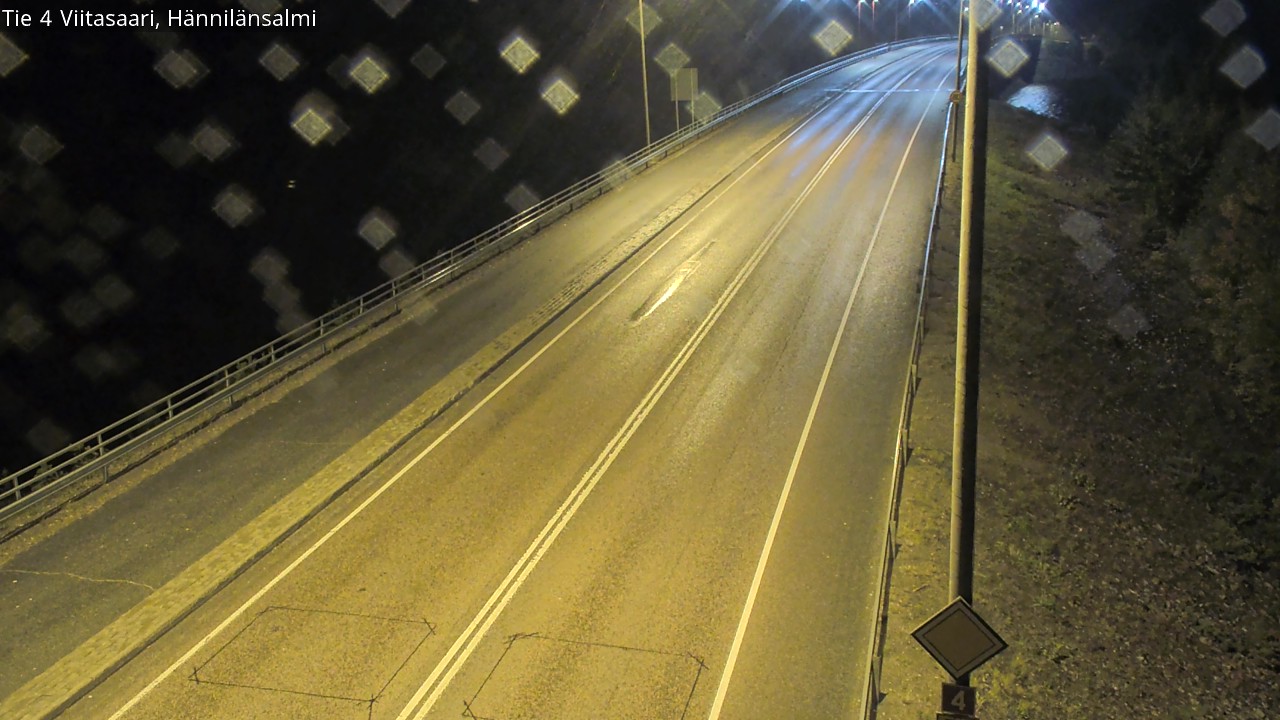 Weather Camera Image Väg 4 Viitasaari Hännilänsalmi, Viitasaari, Keski-Suomi