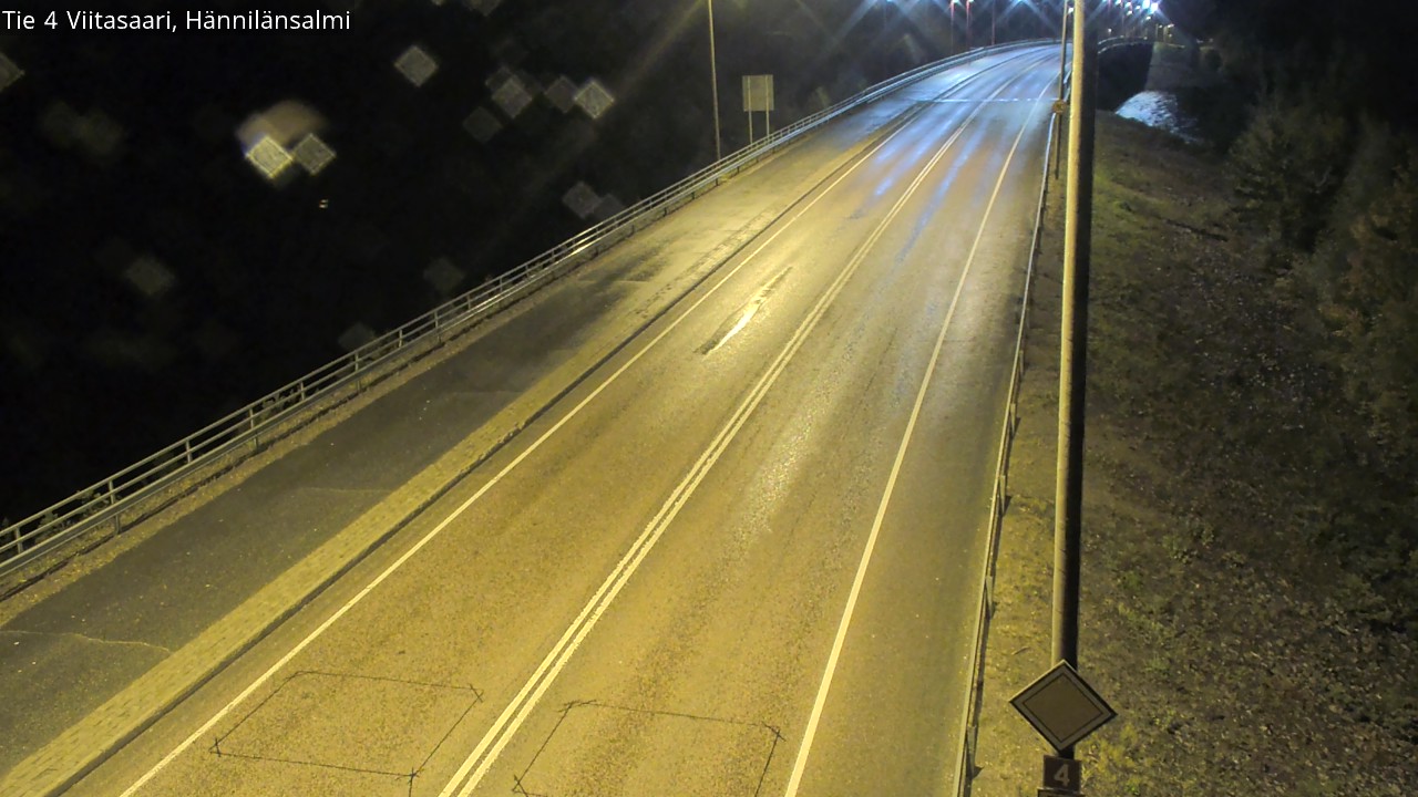 Weather Camera Image Väg 4 Viitasaari Hännilänsalmi, Viitasaari, Keski-Suomi