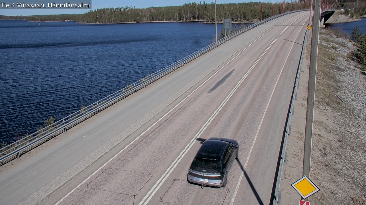 Weather Camera Image Väg 4 Viitasaari Hännilänsalmi, Viitasaari, Keski-Suomi