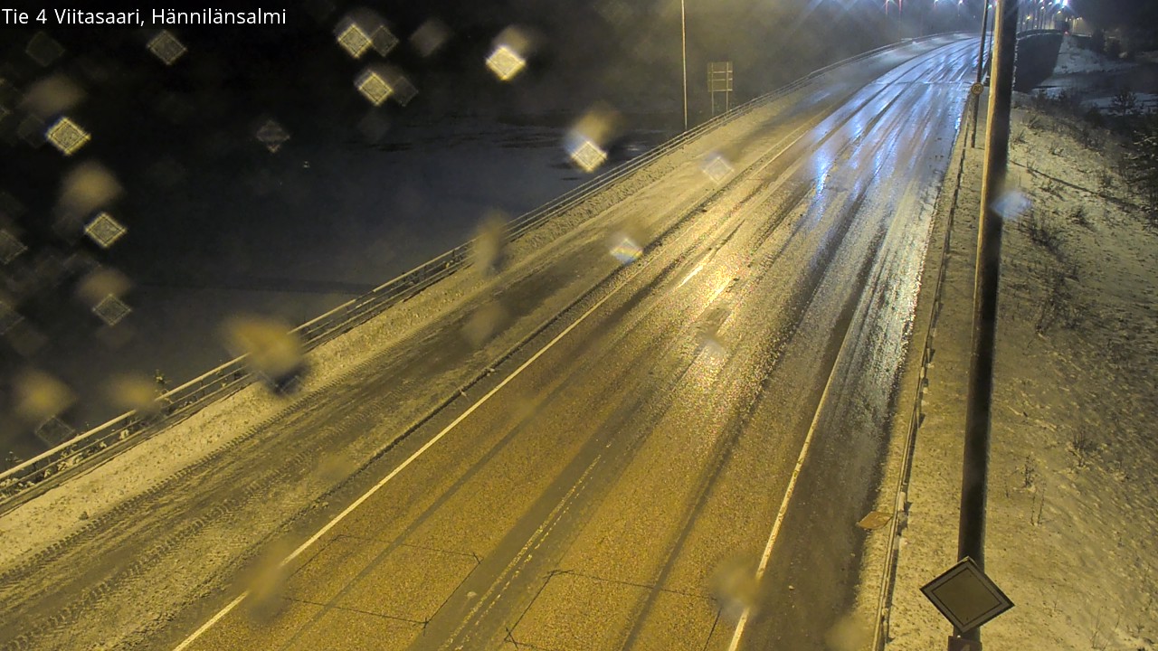 Weather Camera Image Väg 4 Viitasaari Hännilänsalmi, Viitasaari, Keski-Suomi