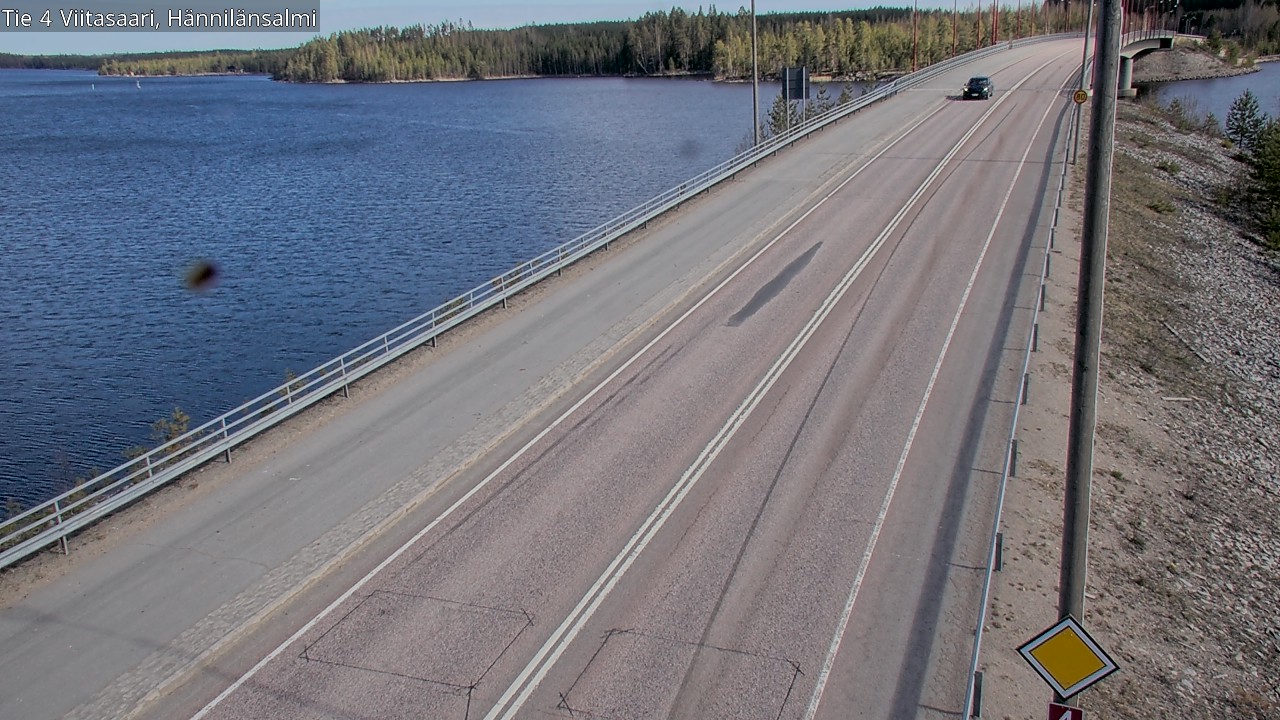Weather Camera Image Road 4 Viitasaari Hännilänsalmi, Viitasaari, Keski-Suomi