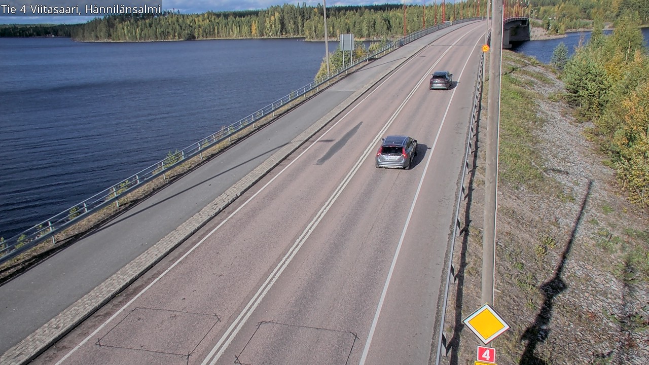 Weather Camera Image Road 4 Viitasaari Hännilänsalmi, Viitasaari, Keski-Suomi