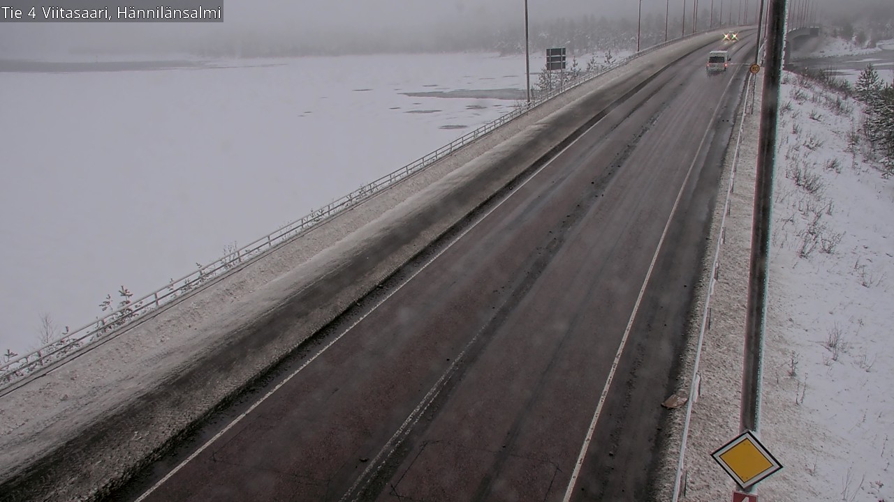 Weather Camera Image Väg 4 Viitasaari Hännilänsalmi, Viitasaari, Keski-Suomi