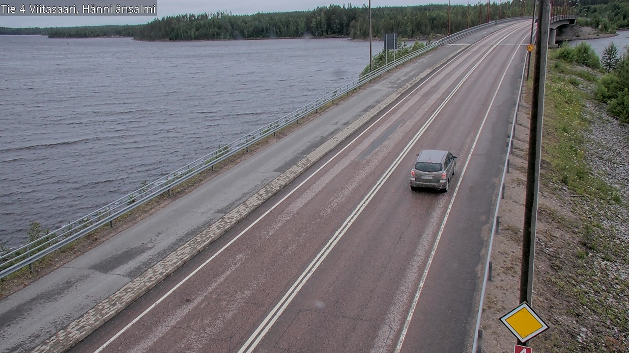 Weather Camera Image Road 4 Viitasaari Hännilänsalmi, Viitasaari, Keski-Suomi