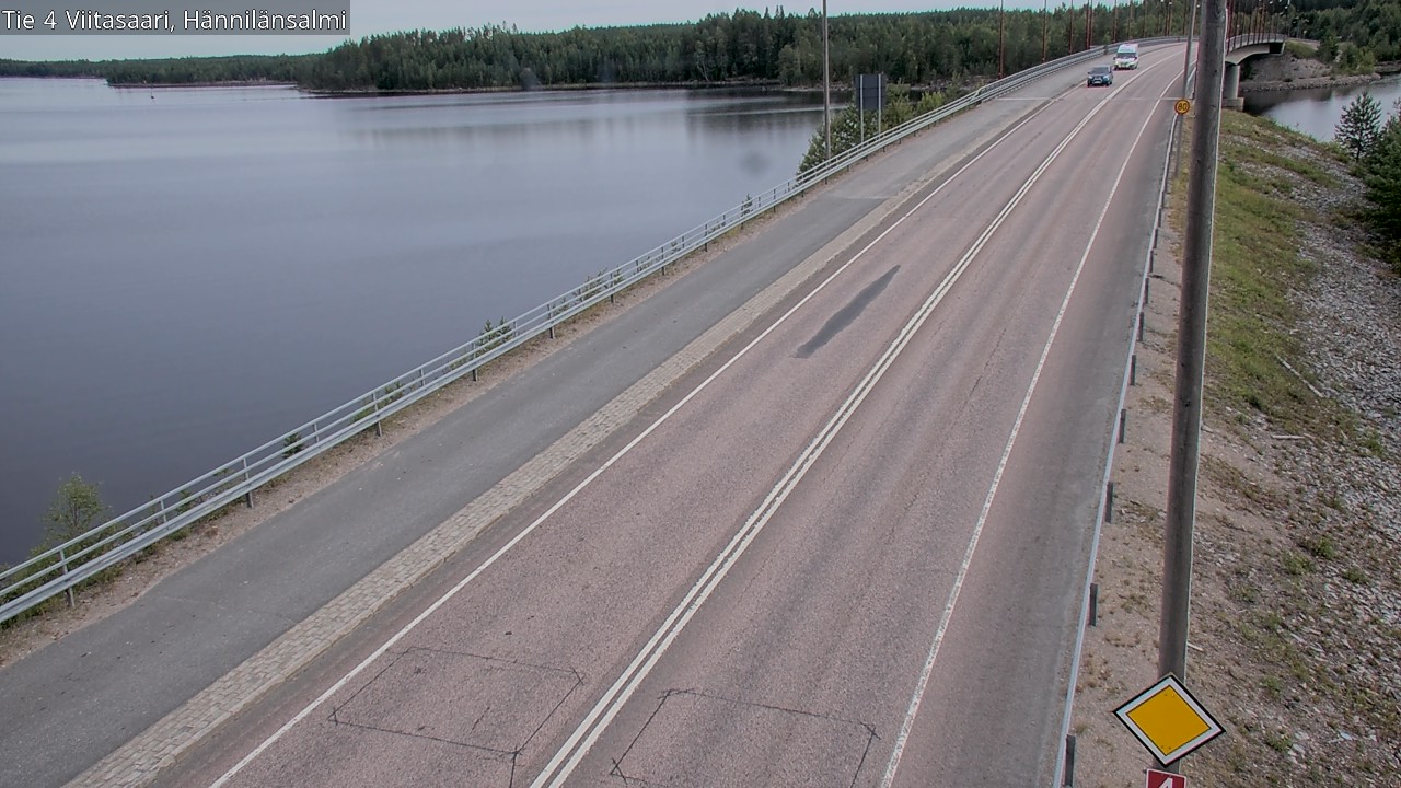 Weather Camera Image Road 4 Viitasaari Hännilänsalmi, Viitasaari, Keski-Suomi