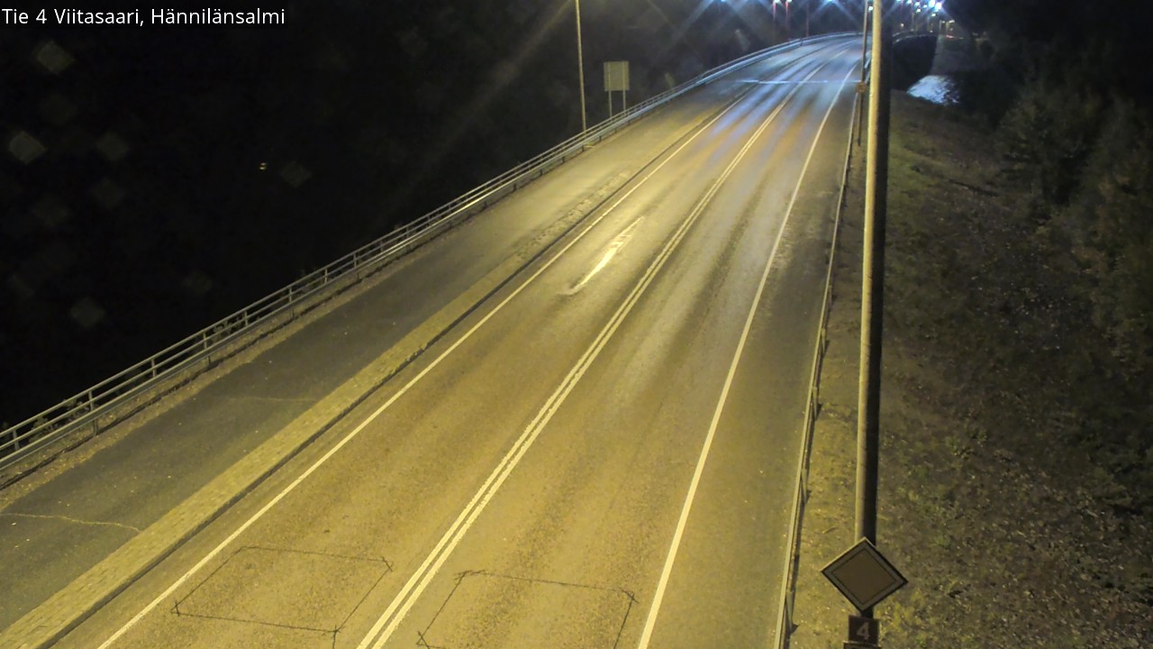 Weather Camera Image Väg 4 Viitasaari Hännilänsalmi, Viitasaari, Keski-Suomi