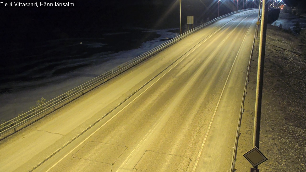 Weather Camera Image Road 4 Viitasaari Hännilänsalmi, Viitasaari, Keski-Suomi