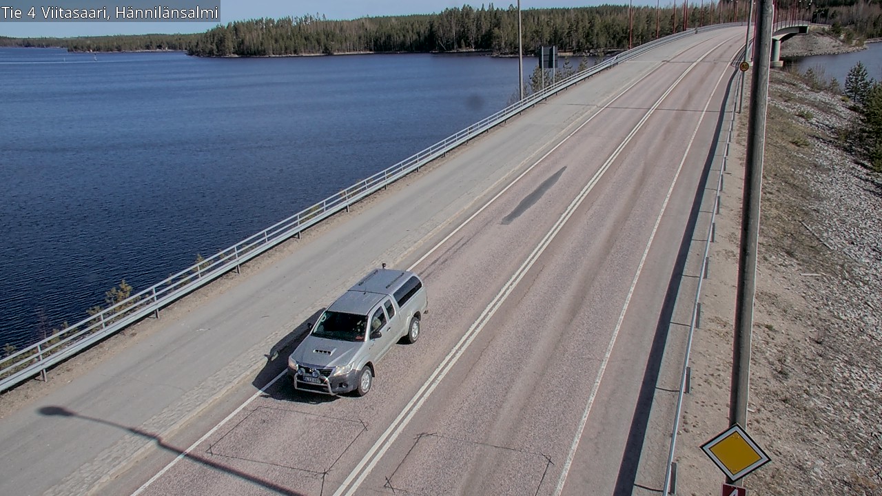 Weather Camera Image Väg 4 Viitasaari Hännilänsalmi, Viitasaari, Keski-Suomi