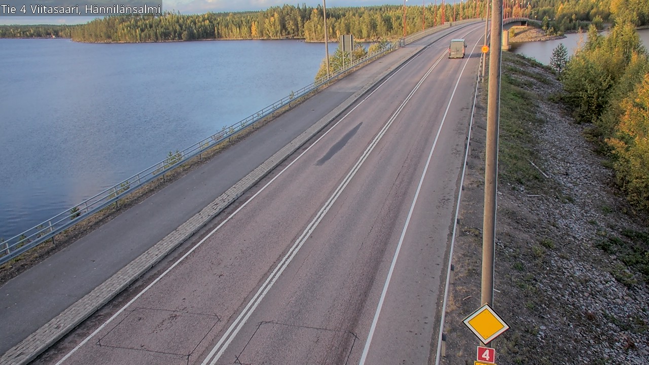 Weather Camera Image Väg 4 Viitasaari Hännilänsalmi, Viitasaari, Keski-Suomi