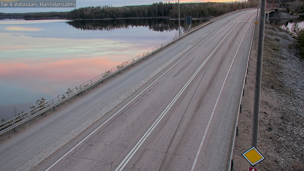 Weather Camera Image Road 4 Viitasaari Hännilänsalmi, Viitasaari, Keski-Suomi