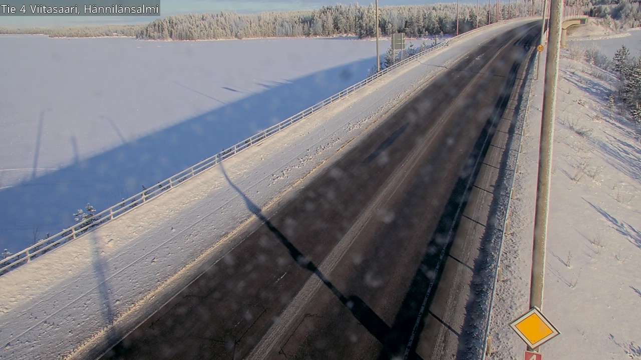 Weather Camera Image Väg 4 Viitasaari Hännilänsalmi, Viitasaari, Keski-Suomi