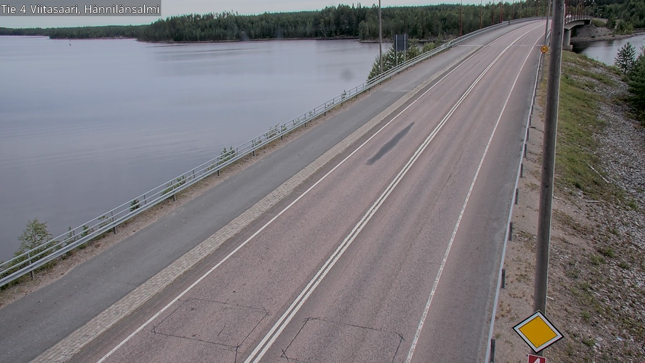 Weather Camera Image Road 4 Viitasaari Hännilänsalmi, Viitasaari, Keski-Suomi