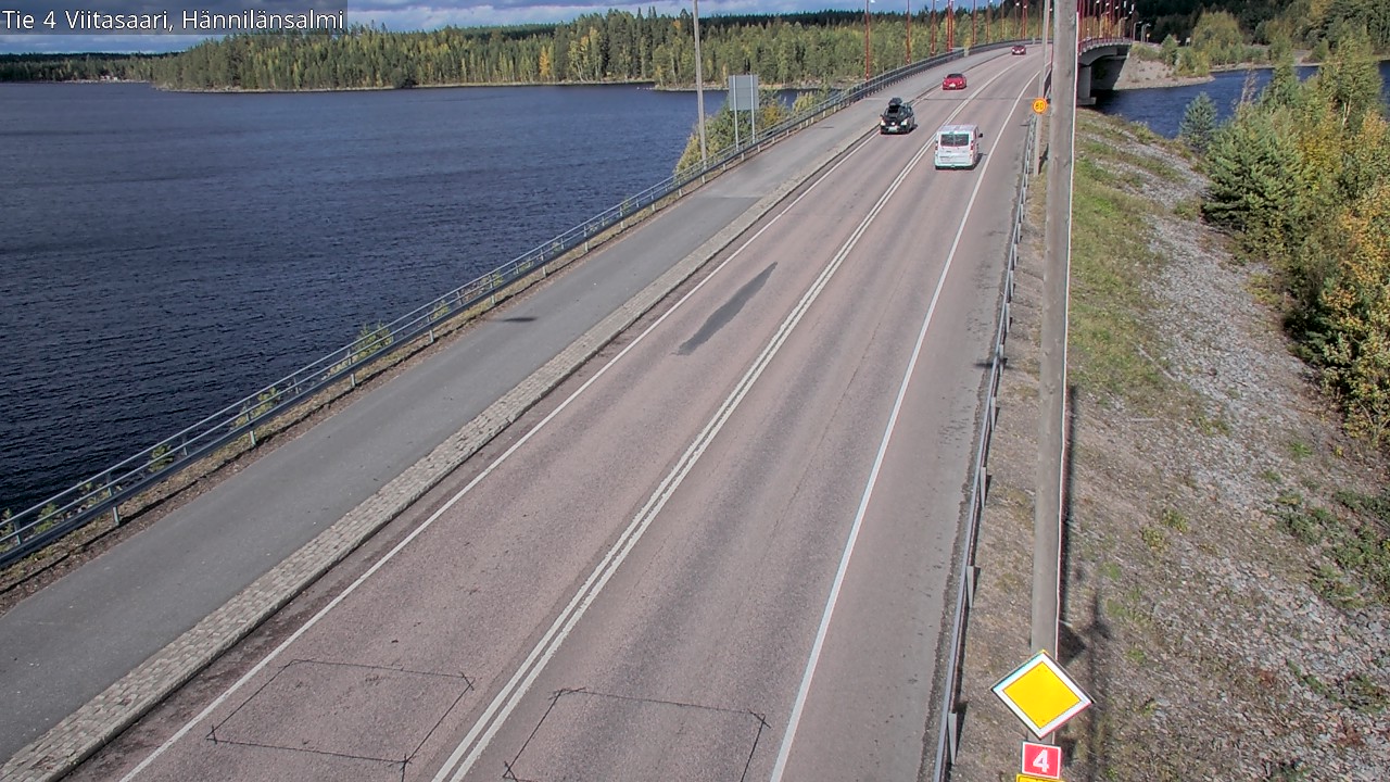 Weather Camera Image Road 4 Viitasaari Hännilänsalmi, Viitasaari, Keski-Suomi