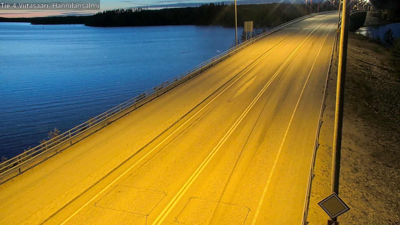 Weather Camera Image Väg 4 Viitasaari Hännilänsalmi, Viitasaari, Keski-Suomi
