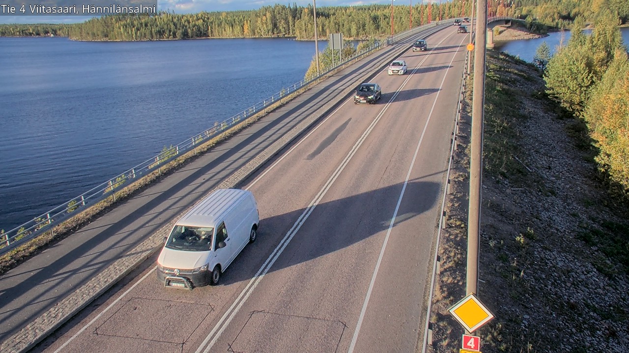 Weather Camera Image Road 4 Viitasaari Hännilänsalmi, Viitasaari, Keski-Suomi