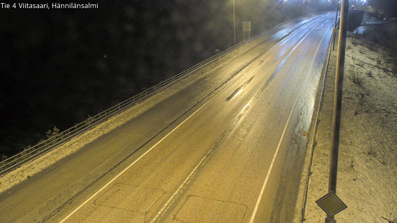 Weather Camera Image Väg 4 Viitasaari Hännilänsalmi, Viitasaari, Keski-Suomi