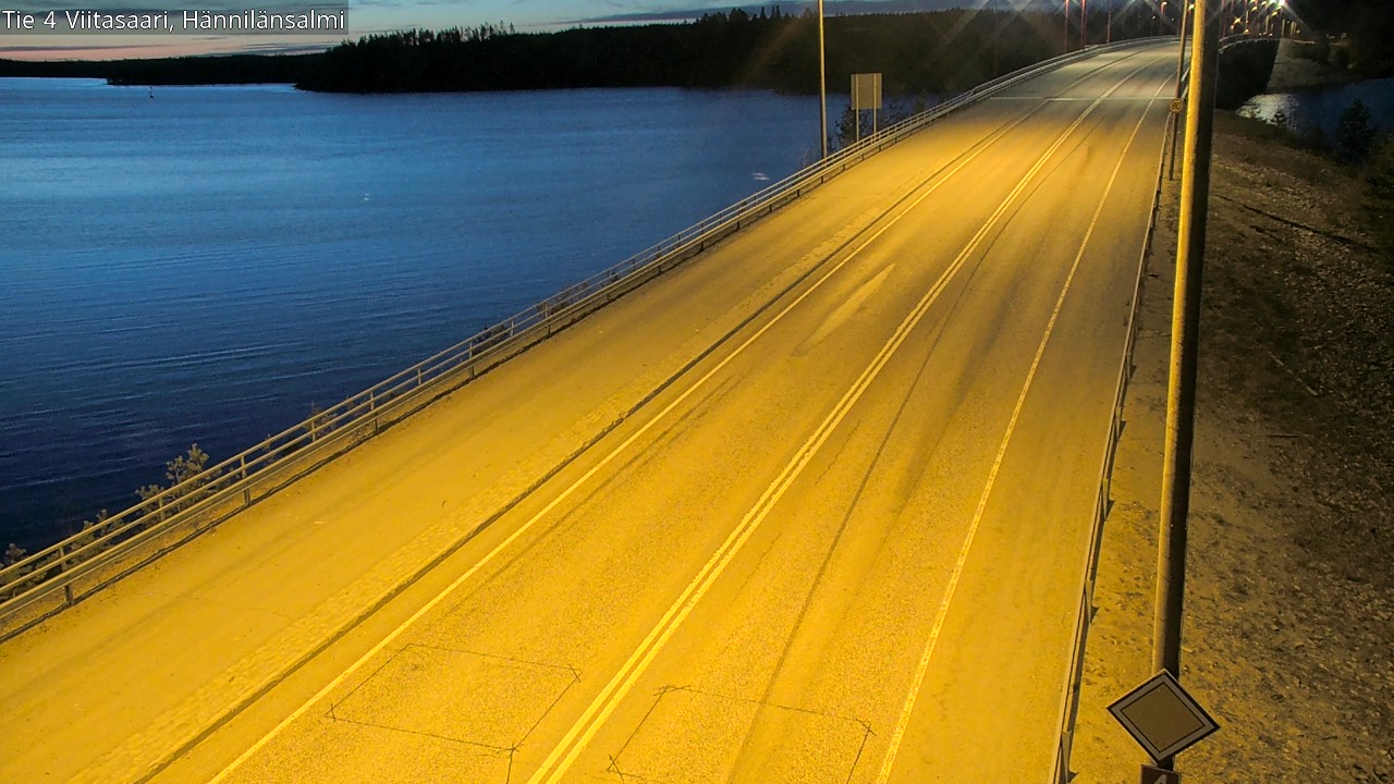 Weather Camera Image Väg 4 Viitasaari Hännilänsalmi, Viitasaari, Keski-Suomi