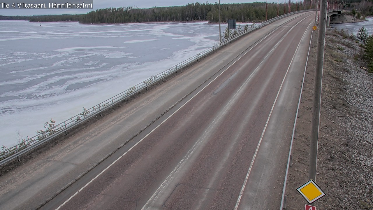Weather Camera Image Väg 4 Viitasaari Hännilänsalmi, Viitasaari, Keski-Suomi