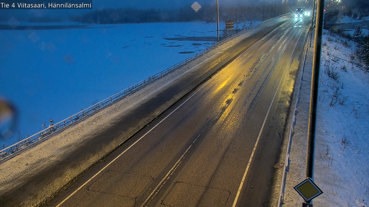 Weather Camera Image Väg 4 Viitasaari Hännilänsalmi, Viitasaari, Keski-Suomi