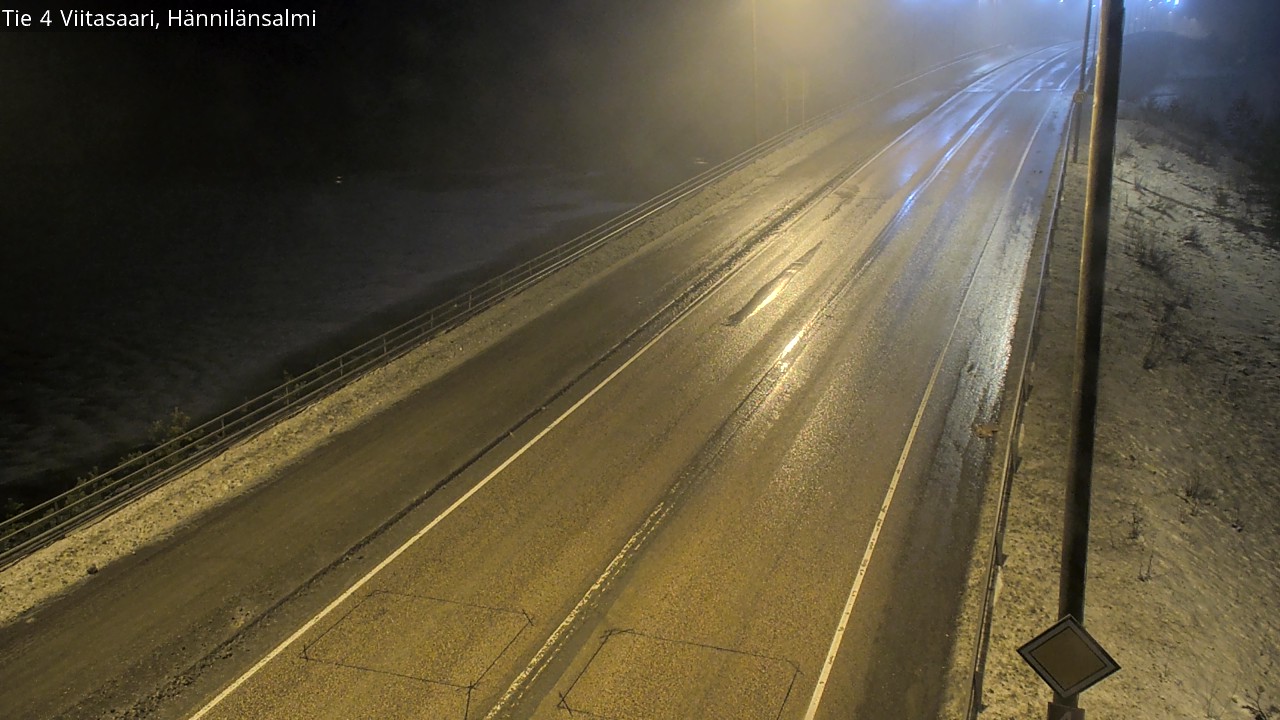 Weather Camera Image Väg 4 Viitasaari Hännilänsalmi, Viitasaari, Keski-Suomi