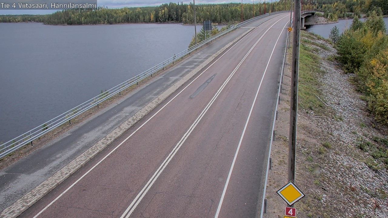 Weather Camera Image Väg 4 Viitasaari Hännilänsalmi, Viitasaari, Keski-Suomi