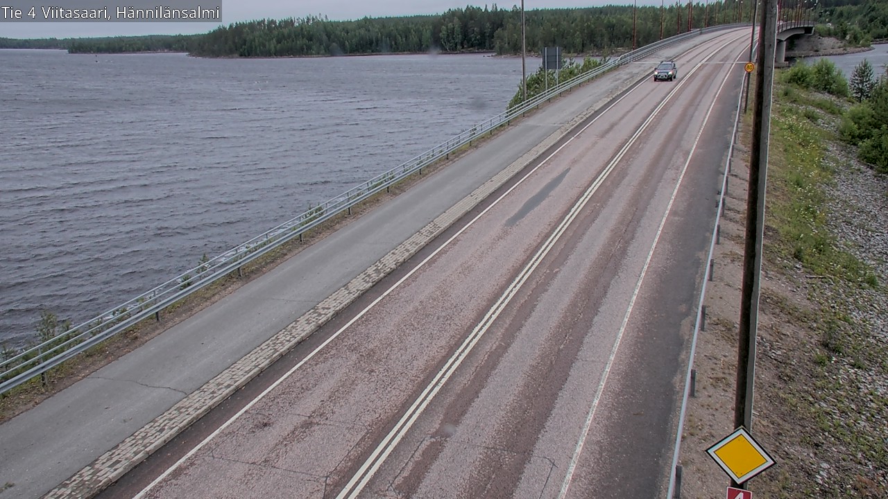 Weather Camera Image Road 4 Viitasaari Hännilänsalmi, Viitasaari, Keski-Suomi