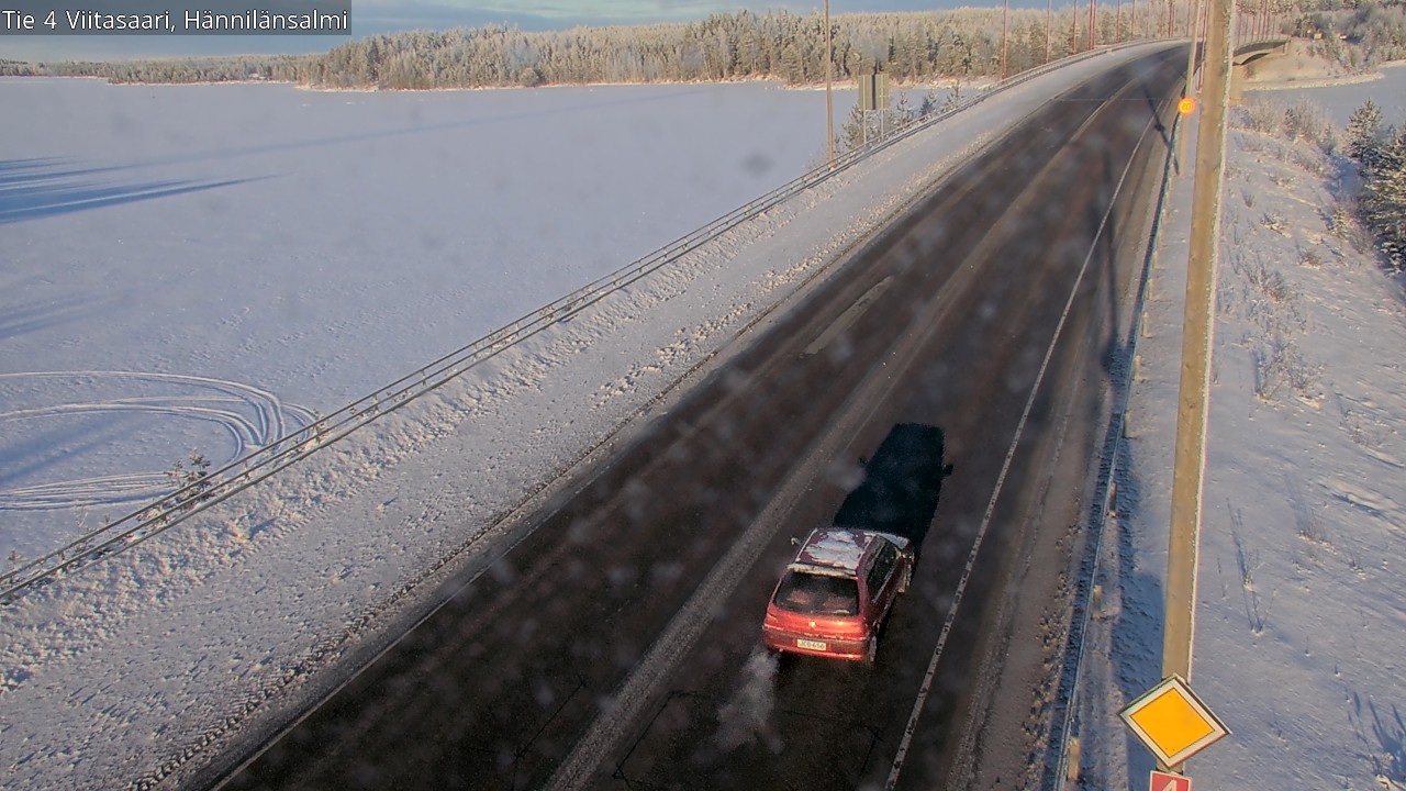 Weather Camera Image Road 4 Viitasaari Hännilänsalmi, Viitasaari, Keski-Suomi
