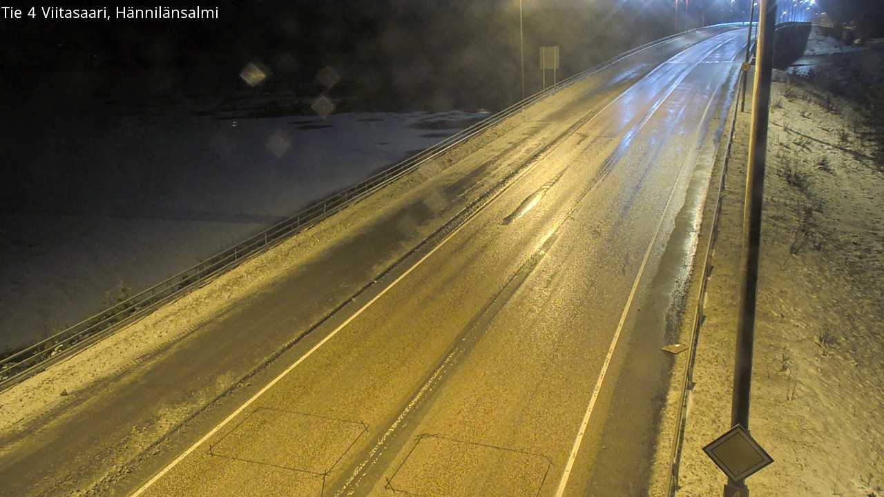 Weather Camera Image Väg 4 Viitasaari Hännilänsalmi, Viitasaari, Keski-Suomi