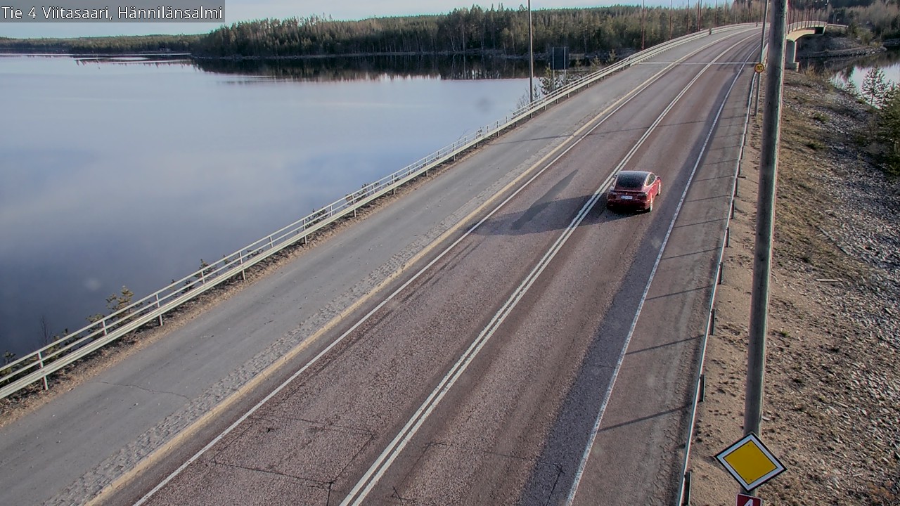 Weather Camera Image Väg 4 Viitasaari Hännilänsalmi, Viitasaari, Keski-Suomi