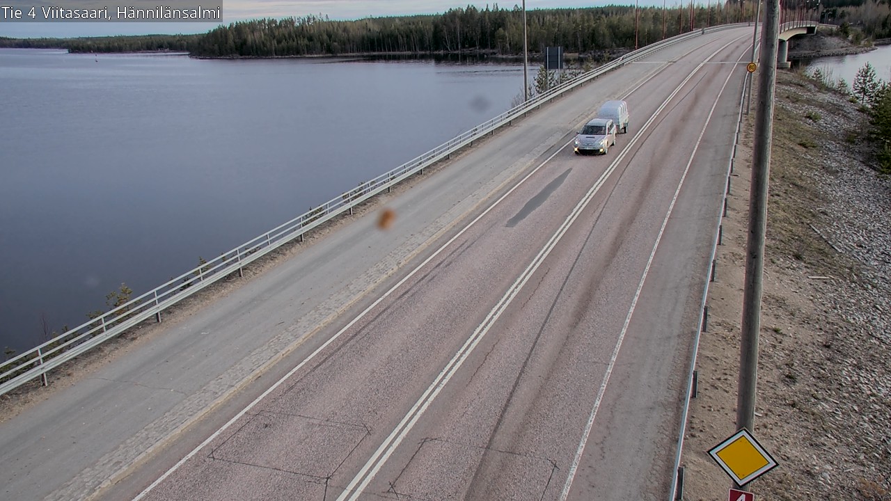 Weather Camera Image Road 4 Viitasaari Hännilänsalmi, Viitasaari, Keski-Suomi