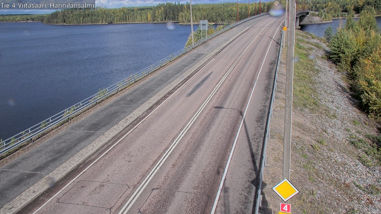 Weather Camera Image Väg 4 Viitasaari Hännilänsalmi, Viitasaari, Keski-Suomi
