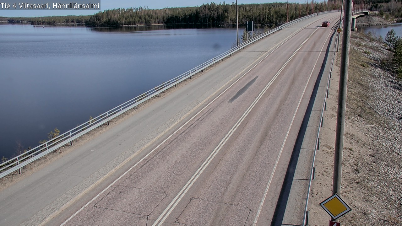 Weather Camera Image Väg 4 Viitasaari Hännilänsalmi, Viitasaari, Keski-Suomi