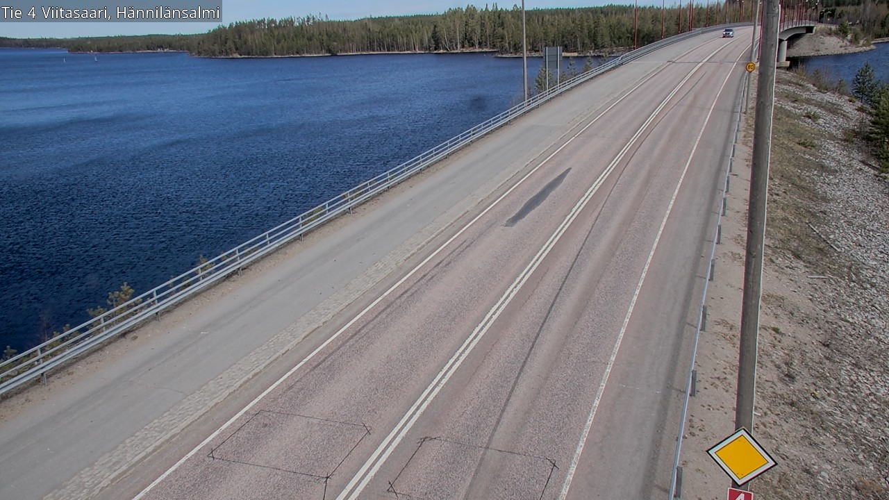 Weather Camera Image Road 4 Viitasaari Hännilänsalmi, Viitasaari, Keski-Suomi