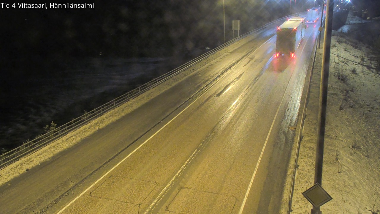 Weather Camera Image Väg 4 Viitasaari Hännilänsalmi, Viitasaari, Keski-Suomi