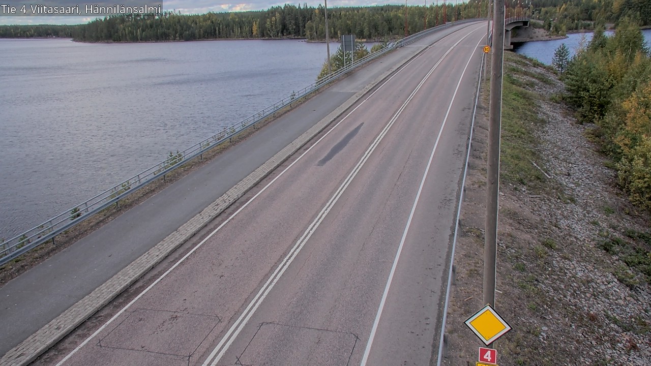 Weather Camera Image Väg 4 Viitasaari Hännilänsalmi, Viitasaari, Keski-Suomi